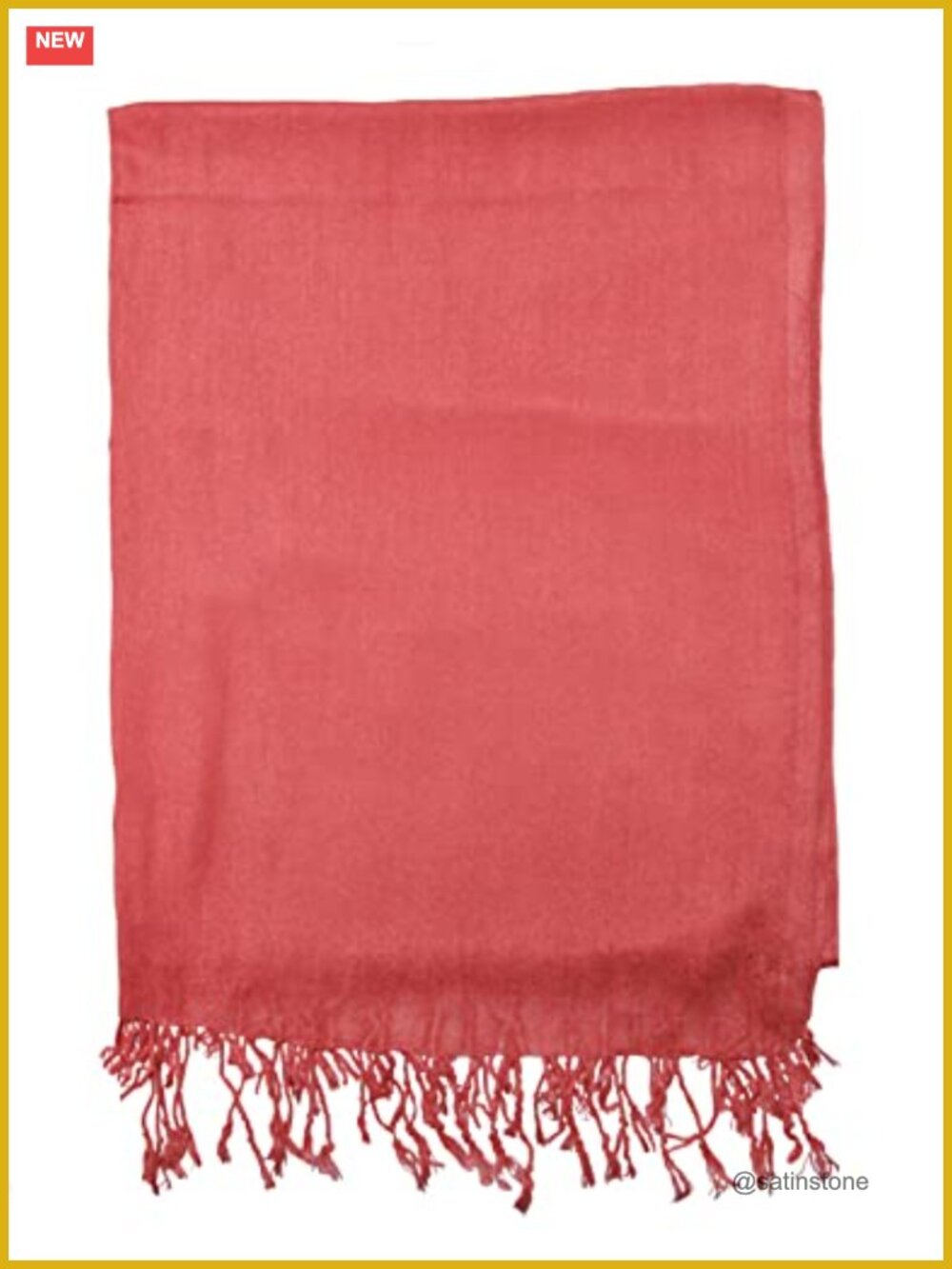 Cotton/Pashmina Blend Solid Scarf Wrap